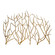 Gold Branches Fireplace Screen in Bright Gold Leaf (52|18796)