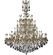 Elise 60 Light Chandelier in Polished Brass w/Umber Inlay (183|CH9326-O-01G-PI)