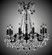 Crystella Ten Light Chandelier in Polished Brass w/Umber Inlay (183|CH9284-O-01G-ST)