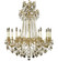 Biella 12 Light Chandelier in French Gold Glossy (183|CH9268-A-03G-ST)