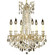 Biella Six Light Chandelier in Antique White Glossy (183|CH9228-O-04G-ST)