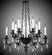Blairsden 12 Light Chandelier in Silver (183|CH9015-A-08G-PI)