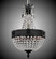 Valencia Three Light Chandelier in Antique Black Glossy (183|CH8001-P-02G)