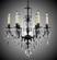 Parisian Six Light Chandelier in Polished Brass w/Black Inlay (183|CH7814-UTK-12G-ST)