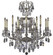 Parisian 12 Light Chandelier in Polished Brass w/Umber Inlay (183|CH7425-A-01G-ST)