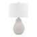 Crater One Light Table Lamp in Patina Brass/Ceramic Satin White Gold (67|PTL2525-PBR/CSD)