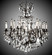 Parisian 18 Light Chandelier in Antique Black Glossy (183|CH7036-OTK-02G-PI)