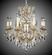 Parisian 12 Light Chandelier in True Brass (183|CH7031-OTK-16G-PI)