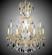 Parisian 12 Light Chandelier in True Brass (183|CH7027-A-16G-ST)