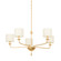 Osmond Five Light Chandelier in Vintage Gold Leaf (67|F9737-VGL)