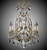 Parisian Six Light Chandelier in Polished Brass w/Umber Inlay (183|CH7016-C-01G-PI)