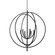 Fillea Six Light Chandelier in Black Iron (67|F8840-BI)