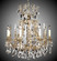 Parisian Ten Light Chandelier in Polished Brass w/Umber Inlay (183|CH7015-OTK-01G-ST)