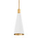 Huntley One Light Pendant in Patina Brass (67|F8308-PBR/SWH)