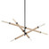 Cruiz Six Light Chandelier in Soft Black (67|F6706-SBK)