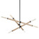 Cruiz Six Light Chandelier in Soft Black (67|F6706-SBK)