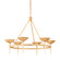 Cecilia Six Light Chandelier in Vintage Gold Leaf (67|F2606-VGL)