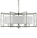 Magro Eight Light Chandelier in Pewter w/Polished Nickel Accents (183|CH3705-37G-38G-ST-HL)