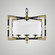 Magro Four Light Chandelier in Old Bronze (183|CH3702-35S-ST-GL)