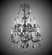 Finisterra Ten Light Chandelier in White Nickel (183|CH2006-ATK-10W-PI)