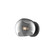 Willow One Light Vanity in Matte Black/Smoked Solid Glass (452|WV548006MBSM)