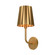 Plisse One Light Vanity in Aged Gold (452|WV528007AG)