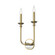Peabody Two Light Bathroom Fixture in Vintage Brass (452|WV351502VB)