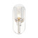 Lucian One Light Vanity in Clear Crystal/Polished Nickel (452|WV338101PNCC)