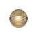 Palais LED Vanity in Vintage Brass/Ribbed Glass (452|WV330106VBCR)