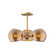 Willow Three Light Pendant in Brushed Gold/Copper Glass (452|PD548315BGCP)
