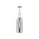 Soji One Light Pendant in Brushed Nickel/Smoked Solid Glass (452|PD401606BNSM)