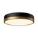 Adelaide LED Flush Mount in Aged Gold/Matte Black (452|FM554211AGMB)