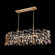 Inclanta Eight Light Island Pendant in Winter Brass (238|038161-044-FR001)