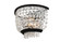 Terzo Two Light Wall Sconce in Matte Black w Polished Chrome (238|037321-052-FR001)