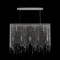Gocce Nine Light Island Pendant in Chrome (238|035160-010-FR001)