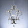 Argento Six Light Pendant in Matte Black w-Polished Stainless Steel (238|034051-048-FR001)