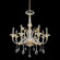 La Rosa Eight Light Chandelier in Gold (238|029151-024-FR001)