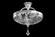 Orecchini Three Light Semi Flush Mount in Two Tone Silver (238|028544-017-FR001)