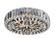 Julien Four Light Flush Mount in Chrome (238|025741-010-FR001)