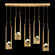 Strata LED Linear Pendant in Gold Leaf (48|932140-2ST)