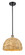 Ballston One Light Mini Pendant in Black Antique Brass (405|516-1S-BAB-RBD-12-NAT)