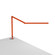 Z-Bar Gen 4 LED Desk Lamp in Matte Orange (240|ZBD3100-W-MOR-GRM)