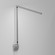 Z-Bar Gen 4 LED Desk Lamp in Silver (240|ZBD1000-SIL-PRO-WAL)