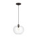 Mela One Light Pendant in Aged Iron (454|TP1201AI)