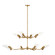 Mezzo Eight Light Chandelier in Burnished Brass (454|TC1158BBS)