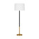 Monroe One Light Floor Lamp in Burnished Brass (454|KST1051BBSGBK1)