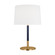 Monroe One Light Table Lamp in Burnished Brass (454|KST1041BBSNVY1)