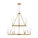 Egmont Nine Light Chandelier in Satin Brass (454|DJC1099SB)