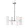 Capalino Eight Light Chandelier in Brushed Steel (454|DJC1048BS)