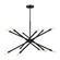 Eastyn 12 Light Chandelier in Midnight Black (454|CC16612MBK)